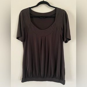 The Limited dark brown shirt